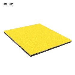 Пластиковая сэндвич-панель 10 мм с пвх покрытием жёлтый 05991