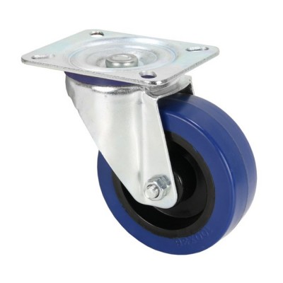 Поворотное колесо 100 мм синее 372151