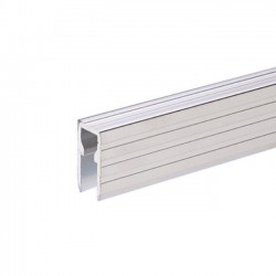 Алюминиевый профиль для заглушки с базовым каналом для разделяющих стенок 9,5 мм 6220